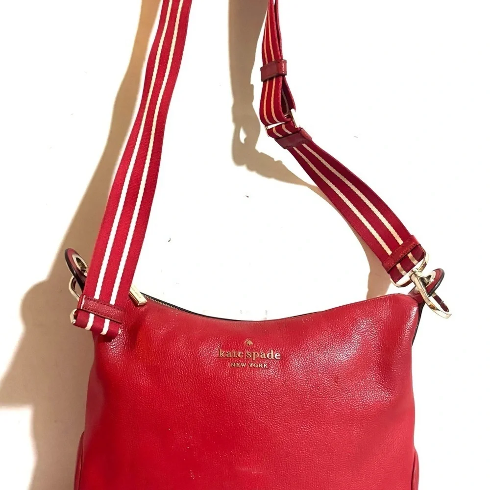 Kate Spade Red Leather crossbody Bag